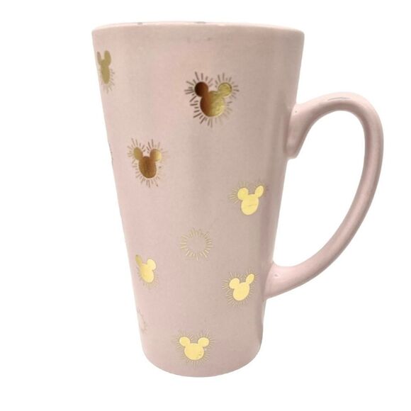 NWT Disney Mickey Mouse Gold Icon Light Pink 16 oz
Ceramic Travel Coffee… - Picture 4 of 7